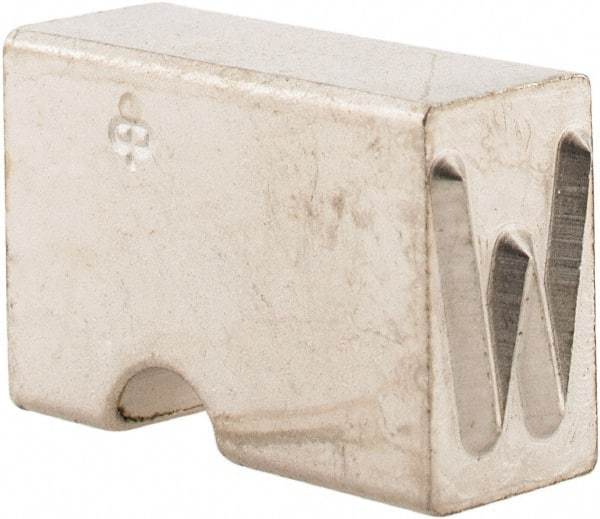 Pryor - Letter W, Individual Hardened Steel Type - 3/8 Inch Character - Industrial Tool & Supply