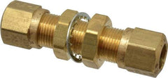 Parker - 3/8" OD, Brass Union - 150 Max Working psi, -40 to 200°F, Comp x Comp Ends - Industrial Tool & Supply
