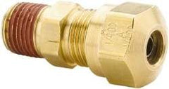 Parker - 3/4" OD, Brass Male Connector - 150 Max Working psi, -40 to 200°F, Comp x MNPT Ends - Industrial Tool & Supply