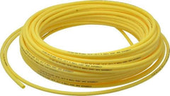 Coilhose Pneumatics - 11/64" ID x 1/4" OD, 0.04" Wall Thickness, 100' Long, Nylon 11 Tube - Yellow, 150 Max psi - Industrial Tool & Supply