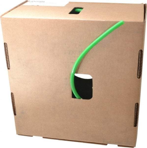 Coilhose Pneumatics - 15/64" ID x 5/16" OD, 0.04" Wall Thickness, 100' Long, Nylon 11 Tube - Green, 150 Max psi - Industrial Tool & Supply