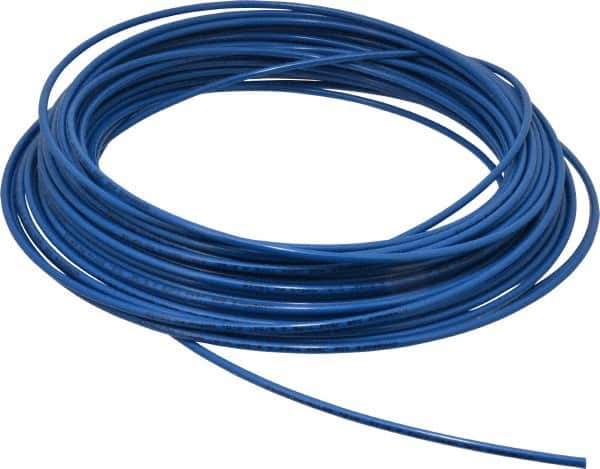 Coilhose Pneumatics - 3/32" ID x 5/32" OD, 0.32" Wall Thickness, 100' Long, Nylon 11 Tube - Blue, 150 Max psi - Industrial Tool & Supply