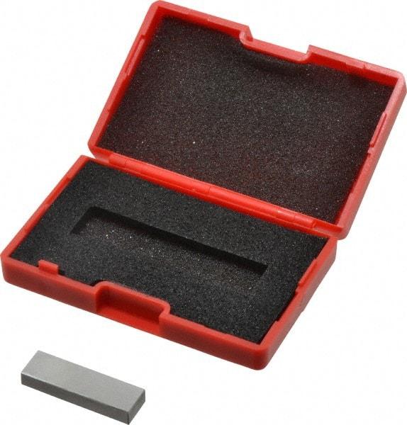 SPI - 0.18" Rectangular Steel Gage Block - Accuracy Grade 0, Includes NIST Traceability Certification - Industrial Tool & Supply