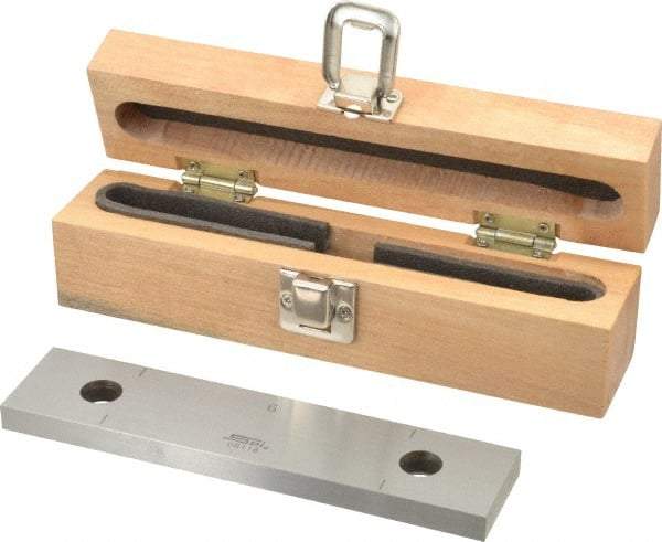 SPI - 6" Rectangular Steel Gage Block - Accuracy Grade 0, Includes NIST Traceability Certification - Industrial Tool & Supply