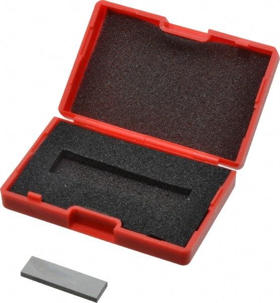 SPI - 0.1002" Rectangular Steel Gage Block - Accuracy Grade AS-1, Includes NIST Traceability Certification - Industrial Tool & Supply