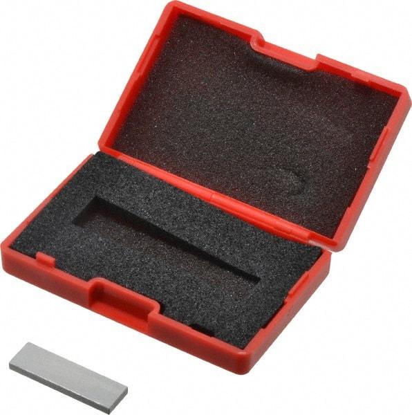 SPI - 0.1005" Rectangular Steel Gage Block - Accuracy Grade AS-1, Includes NIST Traceability Certification - Industrial Tool & Supply