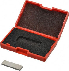 SPI - 0.1006" Rectangular Steel Gage Block - Accuracy Grade AS-1, Includes NIST Traceability Certification - Industrial Tool & Supply