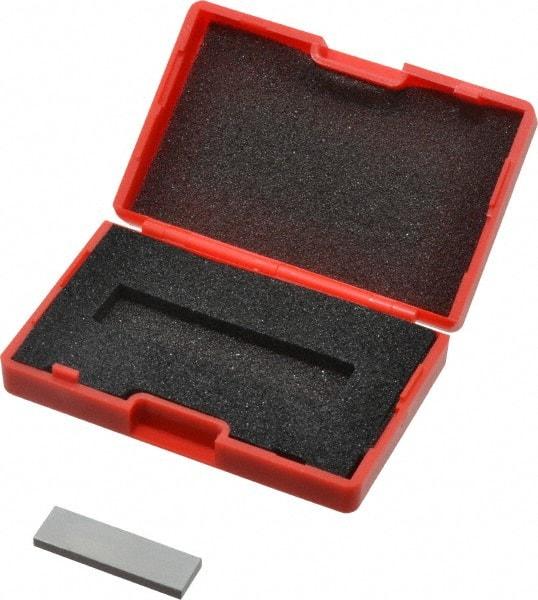 SPI - 0.101" Rectangular Steel Gage Block - Accuracy Grade AS-1, Includes NIST Traceability Certification - Industrial Tool & Supply