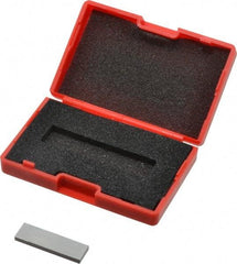 SPI - 0.101" Rectangular Steel Gage Block - Accuracy Grade AS-1, Includes NIST Traceability Certification - Industrial Tool & Supply