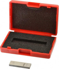 SPI - 0.114" Rectangular Steel Gage Block - Accuracy Grade AS-1, Includes NIST Traceability Certification - Industrial Tool & Supply