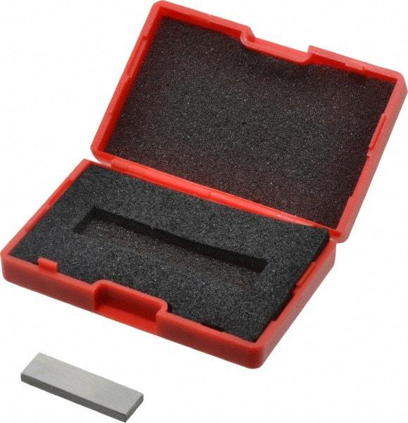 SPI - 0.118" Rectangular Steel Gage Block - Accuracy Grade AS-1, Includes NIST Traceability Certification - Industrial Tool & Supply