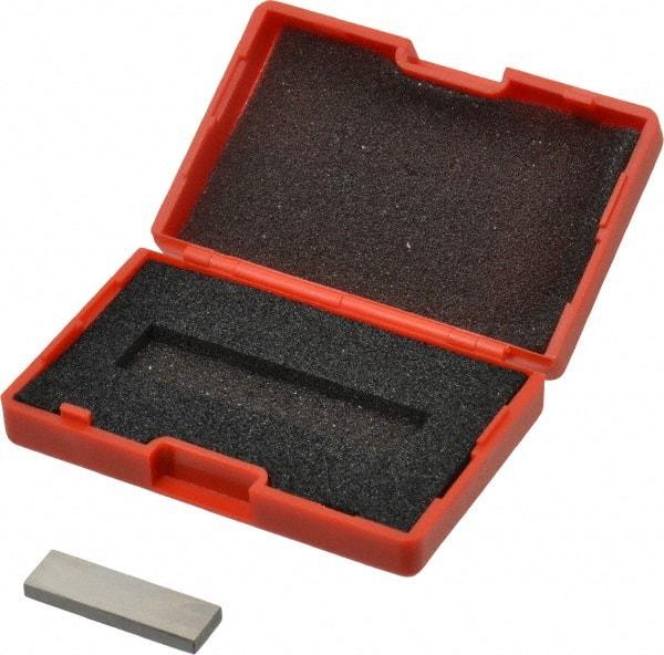 SPI - 0.121" Rectangular Steel Gage Block - Accuracy Grade AS-1, Includes NIST Traceability Certification - Industrial Tool & Supply