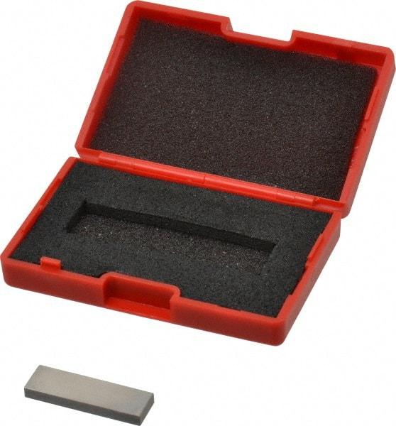 SPI - 0.126" Rectangular Steel Gage Block - Accuracy Grade AS-1, Includes NIST Traceability Certification - Industrial Tool & Supply