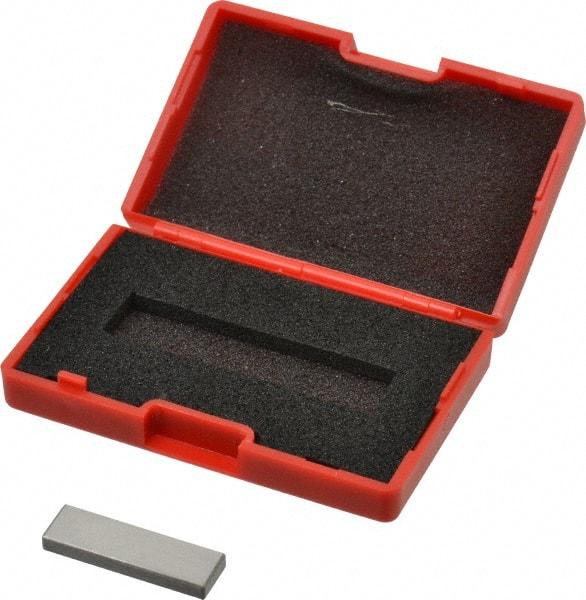 SPI - 0.13" Rectangular Steel Gage Block - Accuracy Grade AS-1, Includes NIST Traceability Certification - Industrial Tool & Supply