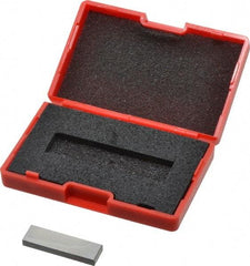 SPI - 0.137" Rectangular Steel Gage Block - Accuracy Grade AS-1, Includes NIST Traceability Certification - Industrial Tool & Supply