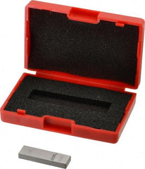SPI - 0.142" Rectangular Steel Gage Block - Accuracy Grade AS-1, Includes NIST Traceability Certification - Industrial Tool & Supply