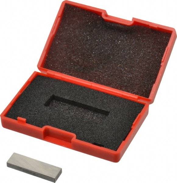 SPI - 0.143" Rectangular Steel Gage Block - Accuracy Grade AS-1, Includes NIST Traceability Certification - Industrial Tool & Supply