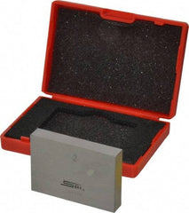 SPI - 2" Rectangular Steel Gage Block - Accuracy Grade AS-1, Includes NIST Traceability Certification - Industrial Tool & Supply