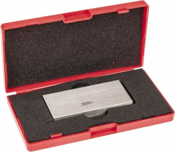 SPI - 3" Rectangular Steel Gage Block - Accuracy Grade AS-1, Includes NIST Traceability Certification - Industrial Tool & Supply