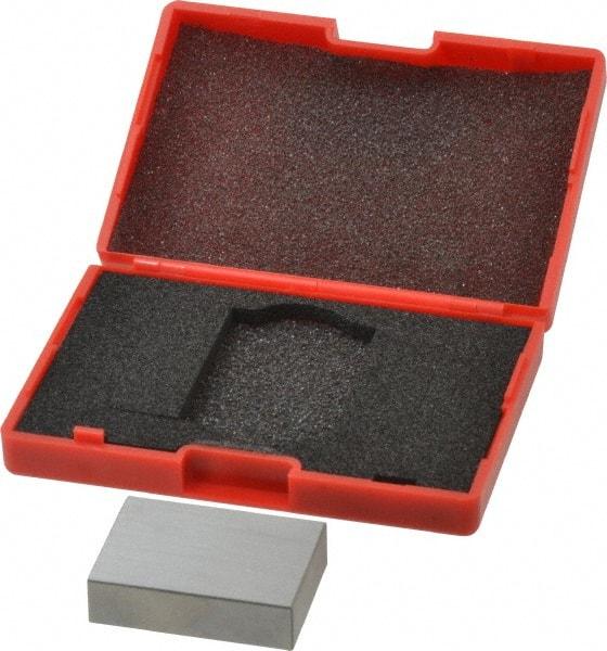 SPI - 0.95" Rectangular Steel Gage Block - Accuracy Grade AS-1, Includes NIST Traceability Certification - Industrial Tool & Supply