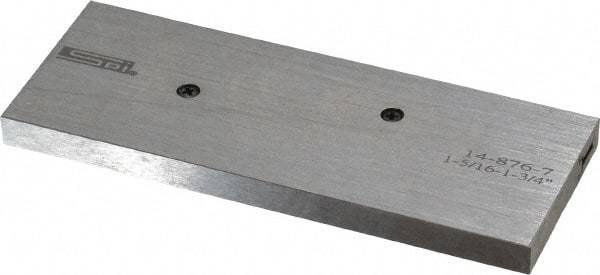 SPI - 1-5/16 to 1-3/4" Adjustable Parallel - 4-3/16" Long x 9/32" Thick - Industrial Tool & Supply