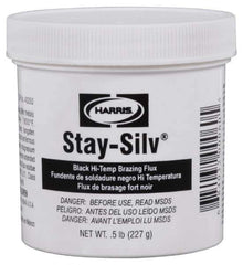 Harris Products - 1/2 Lb. Black Paste Flux - Jar Container - Exact Industrial Supply