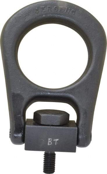 Jergens - 2,500 Lb Load Capacity Forged Center Pull Hoist Ring - 28 Ft/Lb Torque, 1/2 - 13 Thread, Alloy Steel - Industrial Tool & Supply