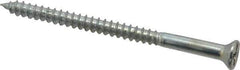 Value Collection - #8, 2-1/2" OAL, Phillips Drive, Flat Head Wood Screw - Zinc Plated Steel, Grade 2 - Industrial Tool & Supply