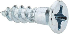 Value Collection - #10, 3/4" OAL, Phillips Drive, Flat Head Wood Screw - ASME B18.6.1, Zinc Plated Steel, Grade 2 - Industrial Tool & Supply