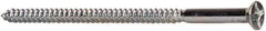 Value Collection - #10, 4" OAL, Phillips Drive, Flat Head Wood Screw - ASME B18.6.1, Zinc Plated Steel, Grade 2 - Industrial Tool & Supply