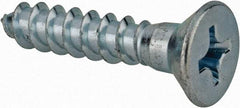 Value Collection - #14, 1-1/4" OAL, Phillips Drive, Flat Head Wood Screw - ASME B18.6.1, Zinc Plated Steel, Grade 2 - Industrial Tool & Supply