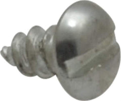 Value Collection - #6 Pan Head Slotted Sheet Metal Screw - Steel, 1/4" Length Under Head, AISI 1016, ASME B18.6.3, ASME B18.6.4 & SAE J933, Grade 1016-1024 - Industrial Tool & Supply