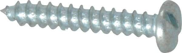 Value Collection - #6 Pan Head Slotted Sheet Metal Screw - Steel, 7/8" Length Under Head, AISI 1016, ASME B18.6.3, ASME B18.6.4 & SAE J933, Grade 1016-1024 - Industrial Tool & Supply
