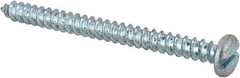 Value Collection - #8 Pan Head Slotted Sheet Metal Screw - Steel, 2" Length Under Head, Grade 2 - Industrial Tool & Supply