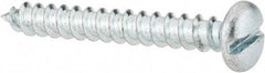 Value Collection - #10 Pan Head Slotted Sheet Metal Screw - Steel, 1-1/2" Length Under Head, Grade 2 - Industrial Tool & Supply