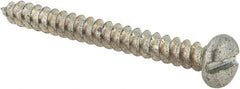 Value Collection - #10 Pan Head Slotted Sheet Metal Screw - Steel, 2" Length Under Head, Grade 2 - Industrial Tool & Supply