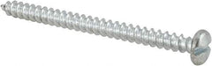 Value Collection - #10 Pan Head Slotted Sheet Metal Screw - Steel, 2-1/2" Length Under Head, Grade 2 - Industrial Tool & Supply