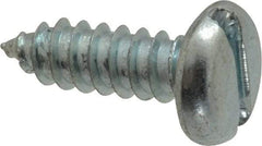 Value Collection - #14 Pan Head Slotted Sheet Metal Screw - Steel, 3/4" Length Under Head, Grade 2 - Industrial Tool & Supply