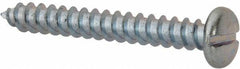 Value Collection - #14 Pan Head Slotted Sheet Metal Screw - Steel, 2" Length Under Head, Grade 2 - Industrial Tool & Supply