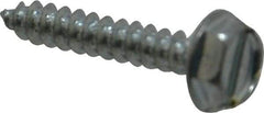 Value Collection - #6 Hex Washer Head Slotted Sheet Metal Screw - Steel, 3/4" Length Under Head, Grade 2 - Industrial Tool & Supply