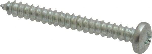 Value Collection - #4 Pan Head Phillips Sheet Metal Screw - Steel, 1" Length Under Head, Grade 2 - Industrial Tool & Supply