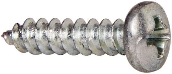 Value Collection - #6 Pan Head Phillips Sheet Metal Screw - Steel, 5/8" Length Under Head, Grade 2 - Industrial Tool & Supply