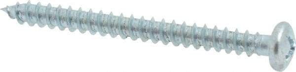 Value Collection - #6 Pan Head Phillips Sheet Metal Screw - Steel, 1-1/2" Length Under Head, Grade 2 - Industrial Tool & Supply