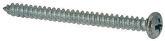 Value Collection - #6 Pan Head Phillips Sheet Metal Screw - Steel, 1-3/4" Length Under Head, Grade 2 - Industrial Tool & Supply