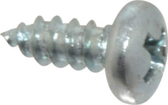 Value Collection - #7 Pan Head Phillips Sheet Metal Screw - Steel, 3/8" Length Under Head, Grade 2 - Industrial Tool & Supply