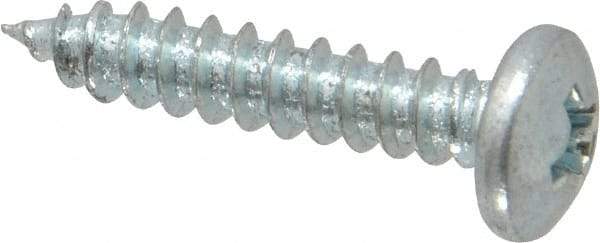 Value Collection - #7 Pan Head Phillips Sheet Metal Screw - Steel, 3/4" Length Under Head, Grade 2 - Industrial Tool & Supply