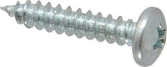 Value Collection - #7 Pan Head Phillips Sheet Metal Screw - Steel, 3/4" Length Under Head, Grade 2 - Industrial Tool & Supply
