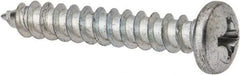 Value Collection - #7 Pan Head Phillips Sheet Metal Screw - Steel, 1" Length Under Head, Grade 2 - Industrial Tool & Supply