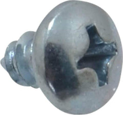Value Collection - #8 Pan Head Phillips Sheet Metal Screw - Steel, 1/4" Length Under Head, Grade 2 - Industrial Tool & Supply