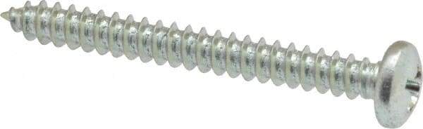 Value Collection - #8 Pan Head Phillips Sheet Metal Screw - Steel, 1-1/2" Length Under Head, Grade 2 - Industrial Tool & Supply